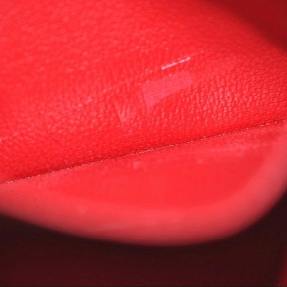 Authentic Louis Vuitton pochette 26 navy rouge Empreinte leather clutch - Picture 9 of 11